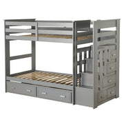 Allentown Twin/Twin Bunk Bed W/Trundle & Storage - 37870