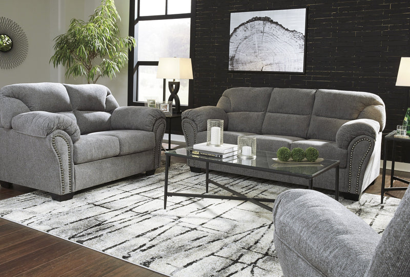 Allmaxx Pewter Living Room Set - Gate FurnitureLiving Room Set