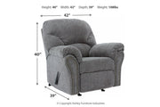 Allmaxx Pewter Recliner - Gate FurnitureRecliner