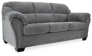 Allmaxx Sofa and Loveseat in Pewter - PKG002321