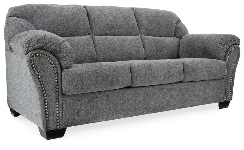 Allmaxx Sofa and Loveseat in Pewter - PKG002321