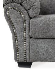 Allmaxx Sofa, Loveseat and Recliner in Pewter - PKG002322