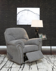 Allmaxx Sofa, Loveseat and Recliner in Pewter - PKG002322