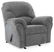 Allmaxx Sofa, Loveseat and Recliner in Pewter - PKG002322