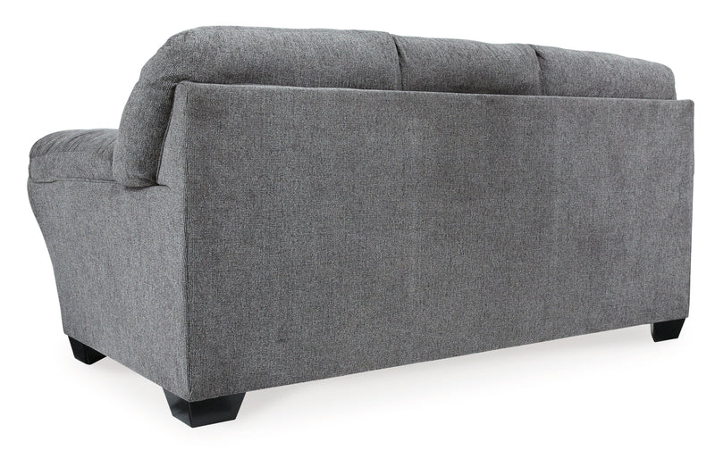 Allmaxx Sofa, Loveseat and Recliner in Pewter - PKG002322