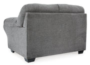 Allmaxx Sofa, Loveseat and Recliner in Pewter - PKG002322