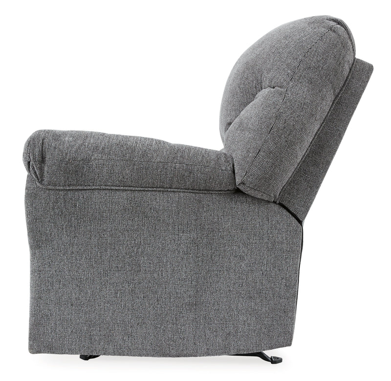 Allmaxx Sofa, Loveseat and Recliner in Pewter - PKG002322