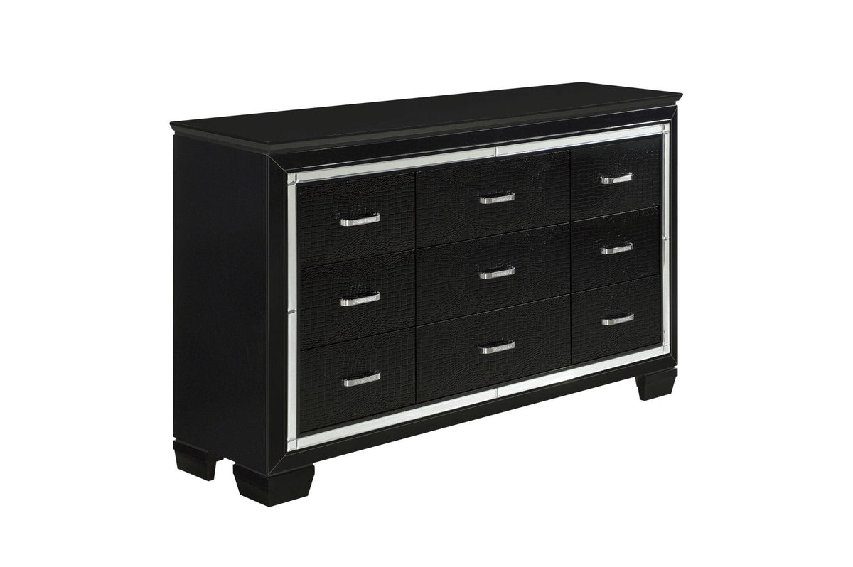 Homelegance Allura Black Dresser
