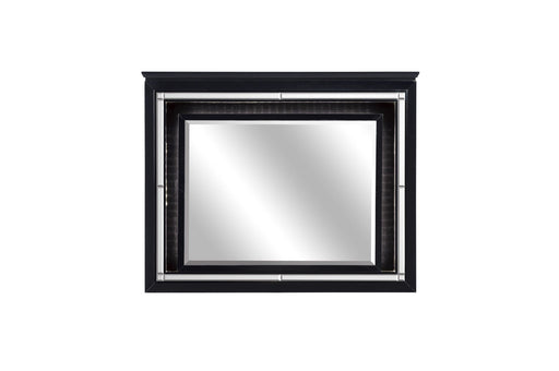 Allura Black LED Mirror - Gate FurnitureMirror