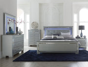 Allura Silver LED Panel Bedroom Set - Gate FurnitureBedroom Set