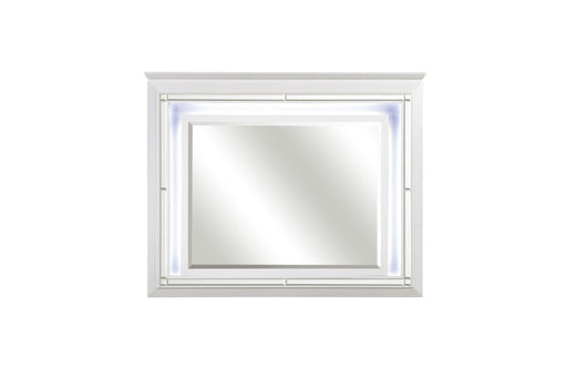 Allura White LED Mirror - Gate FurnitureMirror