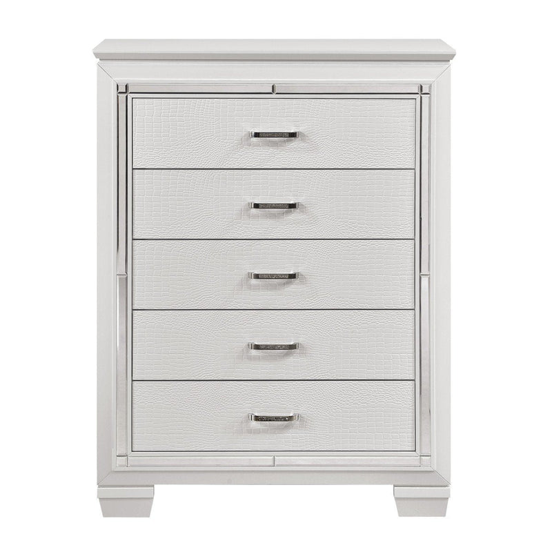 Allura White LED Panel Bedroom Set - Gate FurnitureBedroom Set