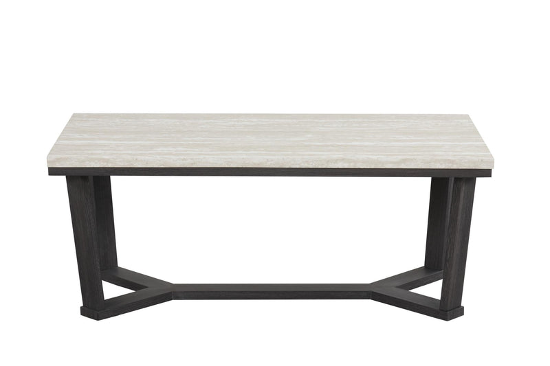 Alora - White & Black 3PC Coffee Table Set - T119-3PC-Set