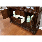 Alpena Brown Cherry Hutch & Buffet - CM3350HB-SET
