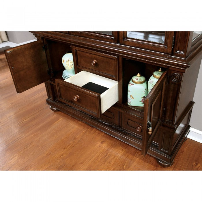 Alpena Brown Cherry Hutch & Buffet - CM3350HB-SET