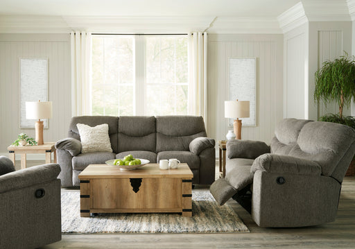 Alphons Putty Reclining Living Room Set - Gate FurnitureReclining Living Room Set