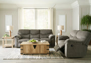 Alphons Putty Reclining Living Room Set - Gate FurnitureReclining Living Room Set