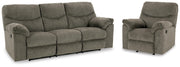 Alphons Putty Reclining Sofa and Recliner - 28201U3