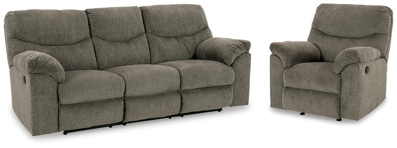 Alphons Putty Reclining Sofa and Recliner - 28201U3