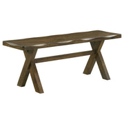 Alston 47-inch Solid Wood Dining Bench Knotty Nutmeg - 106383