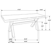 Alston 47-inch Solid Wood Dining Bench Knotty Nutmeg - 106383