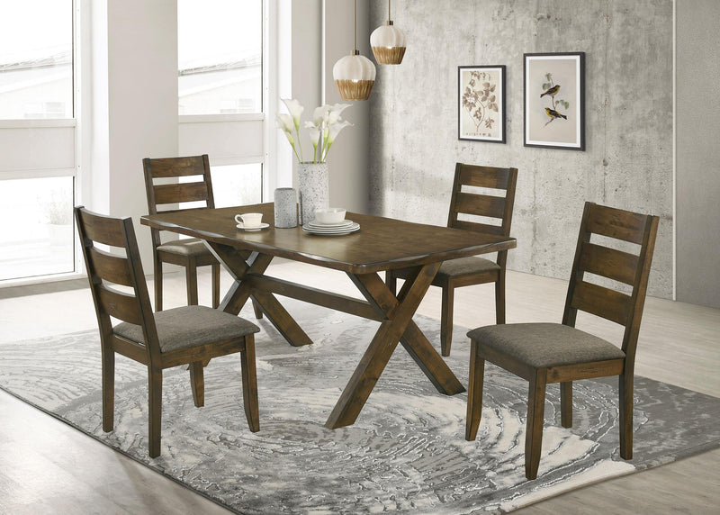 Alston 5-piece Rectangular Dining Table Set Knotty Nutmeg - 106381-S5