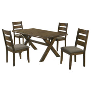 Alston 5-piece Rectangular Dining Table Set Knotty Nutmeg - 106381-S5