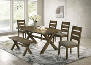 Alston 6-piece Rectangular Dining Table Set Knotty Nutmeg - 106381-S6