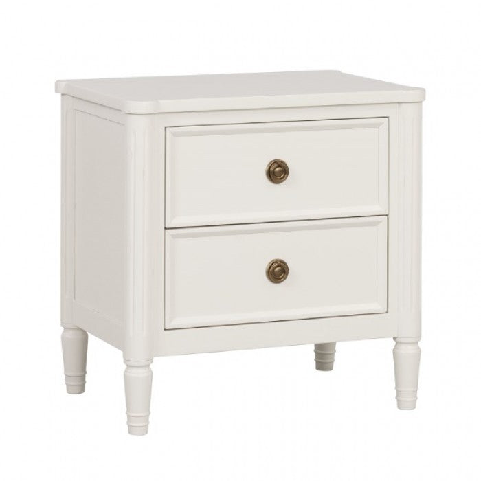 Altamira White Nightstand - FM79012WH-N
