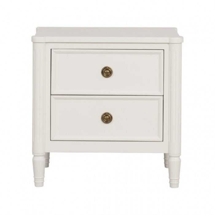Altamira White Nightstand - FM79012WH-N