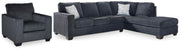 Altari 2-Piece Sectional and Chair - 87213U16