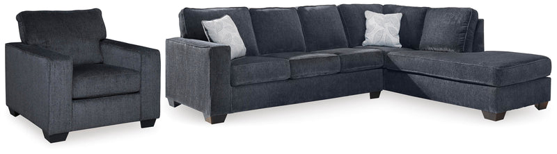 Altari 2-Piece Sectional and Chair - 87213U16