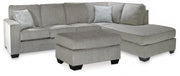 Altari 2-Piece Sleeper Sectional and Ottoman - 87214U12