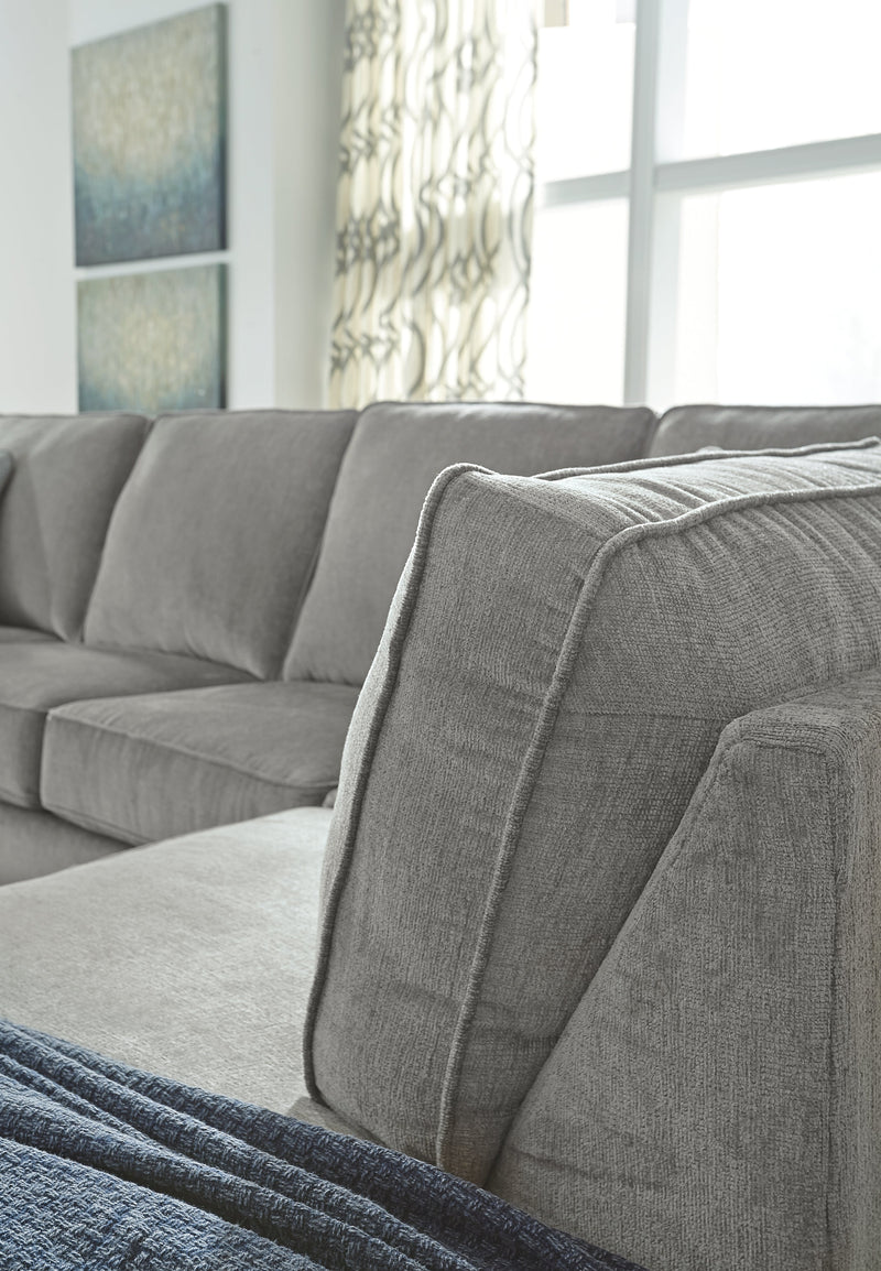 Altari Alloy 2-Piece Sleeper Sectional with Ottoman from Ashley - Luna Furniture