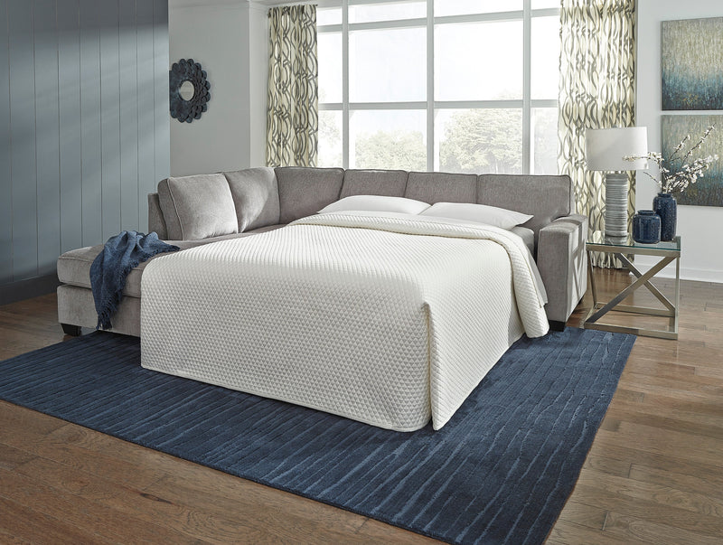 Altari Alloy 2 - Piece LAF Sleeper Sectional - Gate FurnitureSleeper Sectional