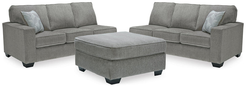 Altari Alloy 2-Piece Sectional with Ottoman - 87214U3