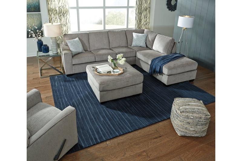 Altari Alloy Oversized Accent Ottoman - Gate FurnitureOttoman