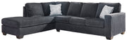 Altari Slate 2 - Piece LAF Sleeper Sectional - Gate FurnitureSleeper Sectional