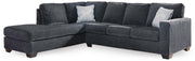 Altari Slate 2-Piece Sectional with Chaise and Ottoman - 87213U11