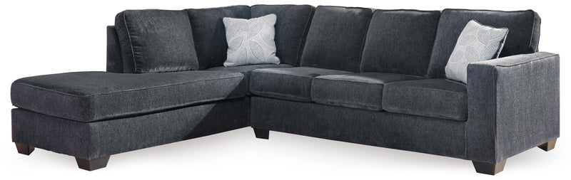 Altari Slate 2-Piece Sectional with Chaise and Ottoman - 87213U11