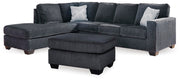 Altari Slate 2-Piece Sectional with Chaise and Ottoman - 87213U11