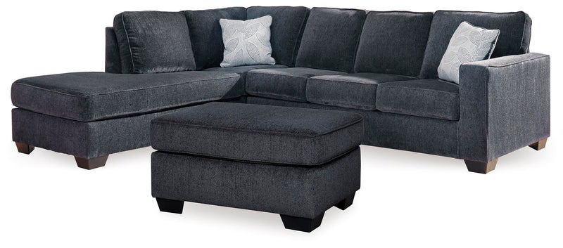 Altari Slate 2-Piece Sectional with Chaise and Ottoman - 87213U11