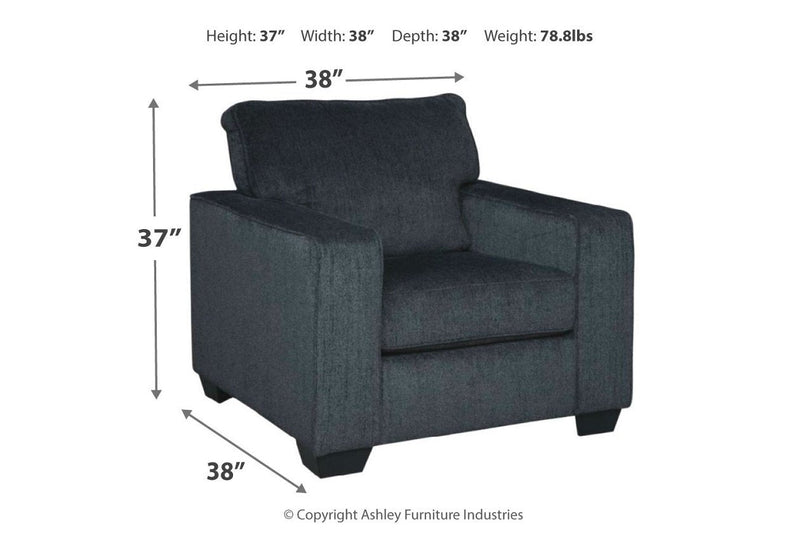 Altari Slate Chair - Gate FurnitureAccent Chair