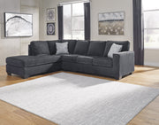 Altari Slate LAF Full Sleeper Sectional - Gate FurnitureSleeper Sectional
