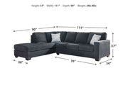 Altari Slate LAF Sectional - Gate FurnitureSectional