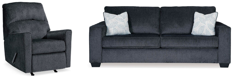 Altari Slate Queen Sofa Sleeper and Recliner - 87213U13