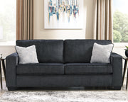 Altari Slate Queen Sofa Sleeper, Loveseat, Chair and Oversized Ottoman - 87213U12