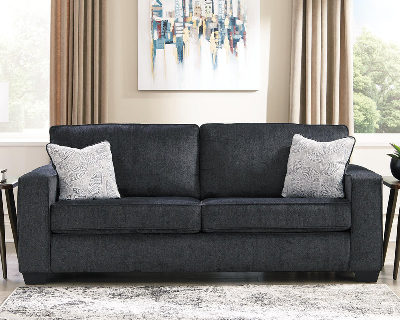 Altari Slate Queen Sofa Sleeper, Loveseat, Chair and Oversized Ottoman - 87213U12