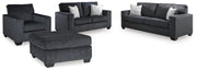 Altari Slate Queen Sofa Sleeper, Loveseat, Chair and Oversized Ottoman - 87213U12