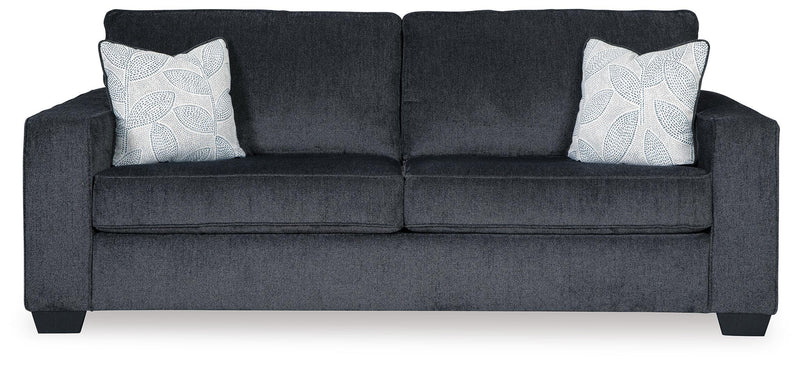 Altari Slate Queen Sofa Sleeper, Loveseat, Chair and Oversized Ottoman - 87213U12